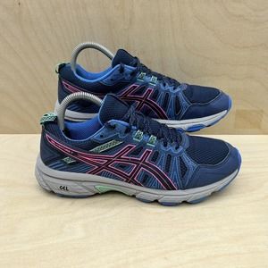 Asics Gel Venture 7 Blue Running Sneakers 1012A476 Women's Size 9